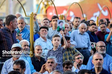 برگزاری مراسم چهلم شهدای خدمت در حرم امام‌رضا(ع) (۱۲ تیر ۱۴۰۳)