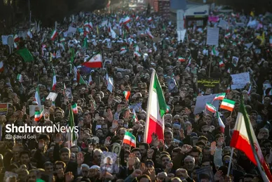 گزارش تصویری | مراسم تشییع پیکر شهدای مدافع امنیت در مشهد (۲۲ دی ۱۴۰۴) - ۳