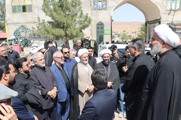 بازدید اعضای فراکسیون شعائر اسلامی مجلس از خدمت رسانی به زائران پیاده امام رضا(ع) + عکس