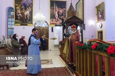 مراسم آغاز سال ۲۰۲۲ میلادی در تهران