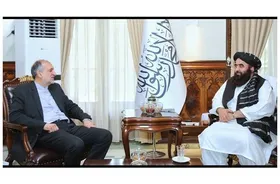 سفیر ایران در دیدار با امیرخان متقی: امنیت و ثبات در افغانستان به&zwnj;نفع منطقه است