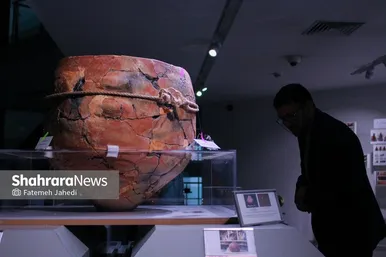 گزارش تصویری | رونمایی از قدیمی ترین ظرف سفالی خراسان رضوی