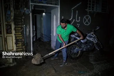 تصاویری از خانه‌های سیل‌زده در محله سیدی مشهد (۲۶ اردیبهشت ۱۴۰۳)
