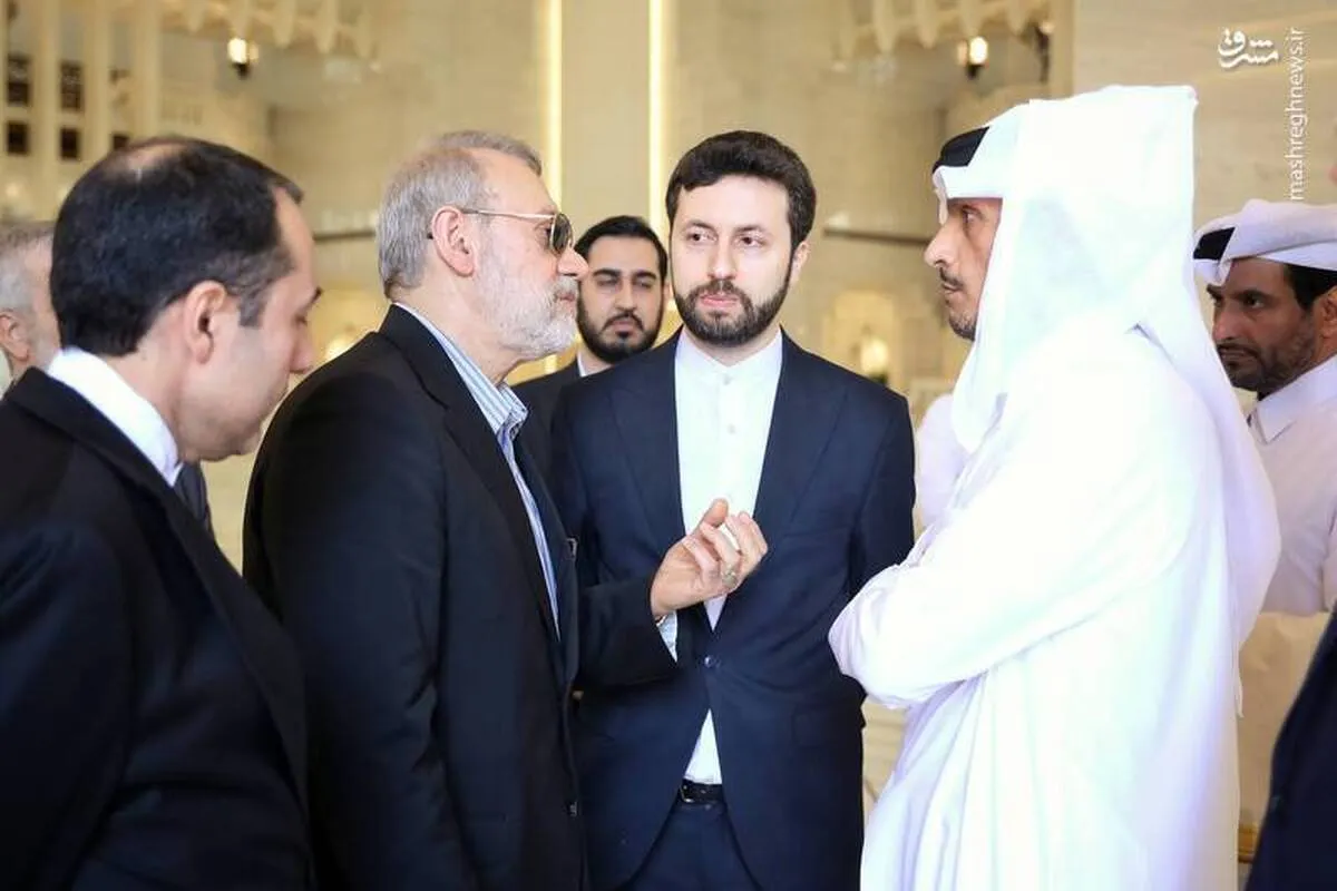 علی لاریجانی با وزیر خارجه قطر دیدار کرد (۲۲ بهمن ۱۴۰۴) + عکس