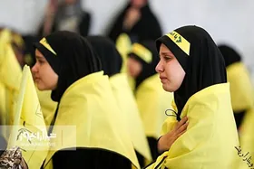 مراسم بدرقه کاروان دانش&zwnj;آموزی به راهپیمایی اربعین