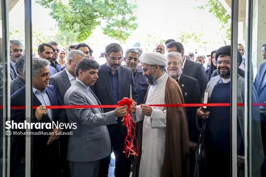 گزارش تصویری | بهره‌برداری از کلان‌پروژه عروجیان در آرامستان بهشت رضا (ع)