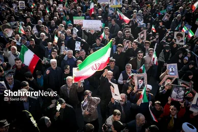 گزارش تصویری | مراسم تشییع پیکر شهدای مدافع امنیت در مشهد (۲۲ دی ۱۴۰۴) - ۳