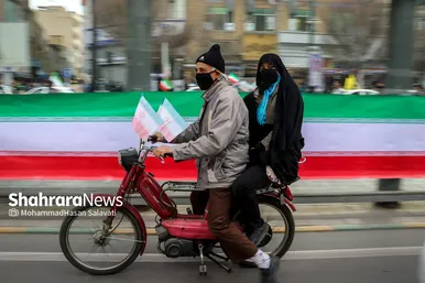 راهپیمایی خودرویی ۲۲ بهمن در مشهد - ۲
