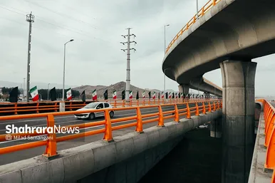 آیین بهره‌برداری از تقاطع چهارسطحی آزادگان مشهد