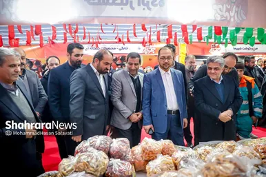 گزارش تصویری | افتتاح رویداد «چله بازار» در مشهد