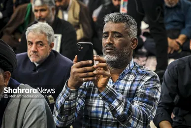 گزارش تصویری | مراسم چهلم شهدای حوادث دی ماه در حرم مطهر رضوی با حضور رئیس جمهور