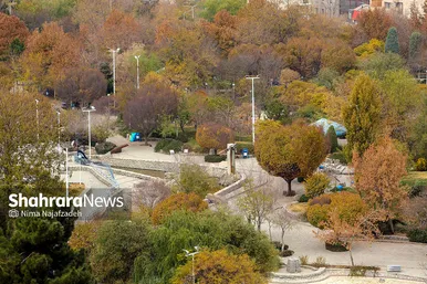 طبیعت پاییزی بوستان های مشهد