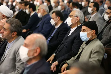 عکس | دیدار جمعی از مسئولان نظام و سفیران کشورهای اسلامی با مقام معظم رهبری
