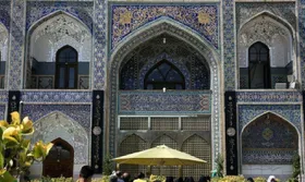 حرم رضوی سیاه پوش شد