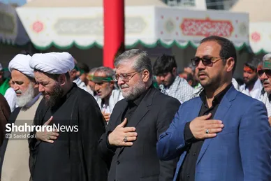 استقبال از طولانی‌ترین کاروان پیاده‌روی اربعین در مشهد مقدس