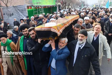 گزارش تصویری | آیین تشییع پیکر آیت‌الله «محمدهادی عبدخدایی»