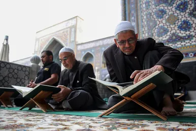 ترتیل خوانی قرآن کریم در مسجد گوهرشاد حرم مطهر رضوی