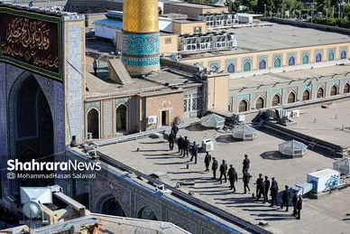 عکس‌هایی از آیین سنتی«صلا» همزمان با اولین روز ماه محرم در حرم مطهر رضوی