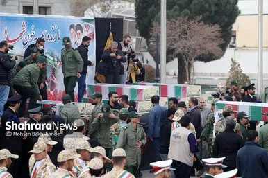 ورود پیکر مطهر ۱۲ شهید گمنام به مشهد