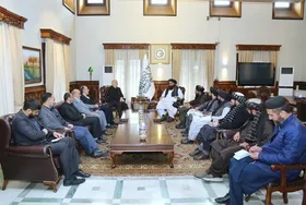 سرپرست سفارت ایران در کابل با وزیر خارجه طالبان دیدار کرد