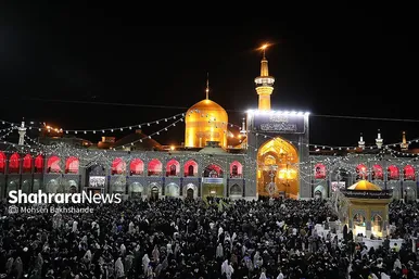 مراسم احیاء شب ۲۳ ماه رمضان در حرم مطهر رضوی