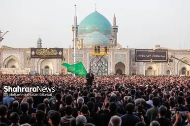 گزارش تصویری | مراسم چهارپایه خوانی شهادت حضرت رضا علیه السلام در حرم مطهر رضوی
