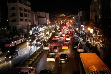 شادی مردم مشهد پس از صعود تیم ملی ایران به جام جهانی 2022