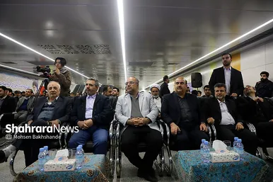 مراسم بهره‌برداری از دسترسی اصلی ایستگاه الندشت