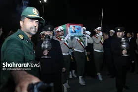 عکس&zwnj;های استقبال از پیکر شهید امیر عبداللهیان در مشهد (۳ خرداد ۱۴۰۳)