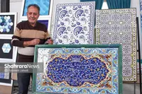گفت‌وگویی با عبدالحسین مشکات، هنرمند پیشکسوت کاشی کاری سنتی مشهد | هنر کاشی کاری، میراثی زنده در دل شهر