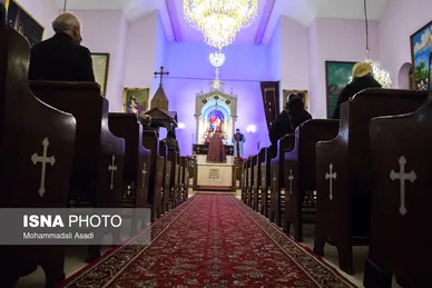 مراسم آغاز سال ۲۰۲۲ میلادی در تهران