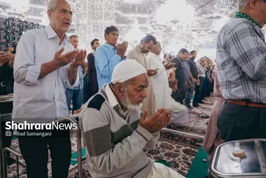 گزارش تصویری | اقامه نماز عید قربان در حرم رضوی (۱۶ خرداد ۱۴۰۴)
