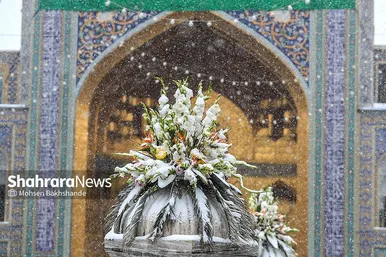گزارش تصویری | یک روز برفی در حرم مطهر امام رضا(ع) - ۲۱ بهمن ۱۴۰۳