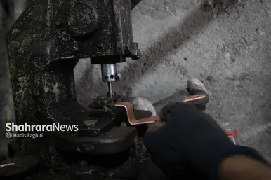 کارگاه مسگری در مشهد