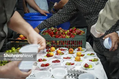 گزارش تصویری | خدمت زیر نور شب