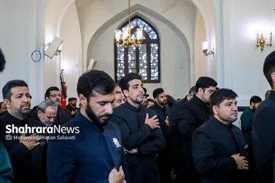 عکس‌هایی از آیین سنتی«صلا» همزمان با اولین روز ماه محرم در حرم مطهر رضوی