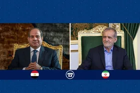 گفت&zwnj;وگوی تلفنی پزشکیان و رئیس جمهور مصر: ایران آماده همکاری برای ارتقای شرایط امنیتی و تقویت صلح و ثبات منطقه است