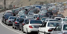 ترافیک فوق سنگین در ورودی&zwnj;های شرقی تهران (۲ اردیبهشت ماه ۱۴۰۲)