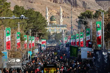 مزار شهید سلیمانی در سومین سالگرد شهادت