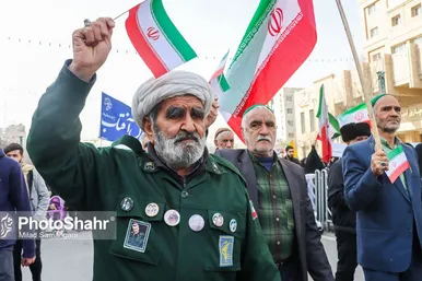 گزارش تصویری (۲) | راهپیمایی روز ۲۲ بهمن در مشهد