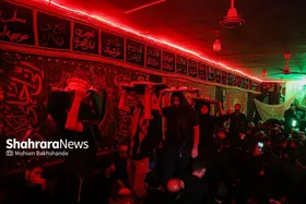 آیین سینی گردانی حضرت قاسم علیه السلام در شب هشتم محرم