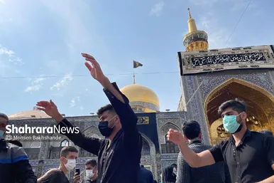 عزاداری روز شهادت امام رضا علیه اسلام در مشهد