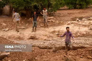 خسارات سیل در روستاهای کرمان