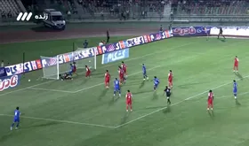 ویدئو | گل اول استقلال خوزستان به پرسپولیس با اشتباه نیازمند