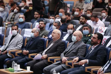 مراسم گرامیداشت شهید حجت‌الاسلام «سیدرضا کامیاب» با حضور رئیس مجلس شورای اسلامی