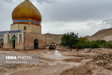 خسارات سیل در روستاهای کرمان