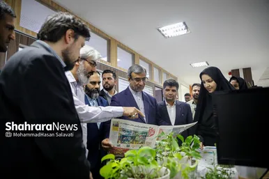 بازدید استاندار خراسان رضوی از موسسه فرهنگی شهرآرا