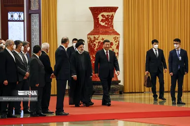 عکس‌هایی از سفر رییس جمهور به چین
