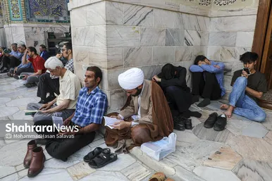 گزارش تصویری | مراسم پر فیض دعای عرفه در حرم مطهر رضوی | سه شنبه ۵ خرداد ۱۴۰۵