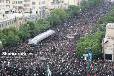 عکس‌هایی از تشییع شهدای خدمت در خیابان امام‌رضا‌(ع) (۳ خرداد ۱۴۰۳)